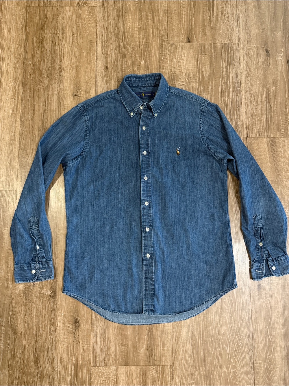Polo by Ralph Lauren Blue Denim Button-Down Shirt